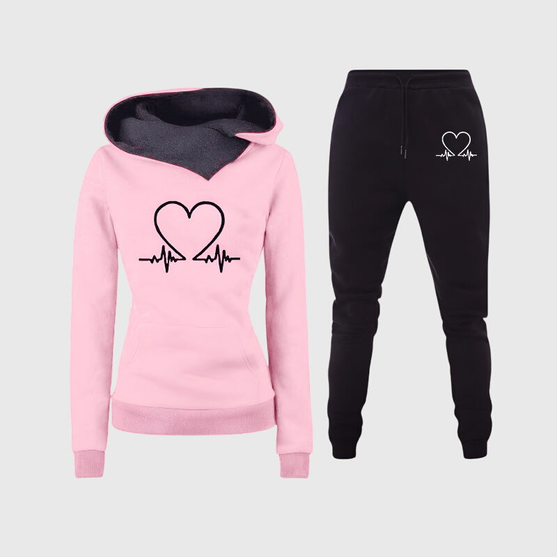 M&H | Tracksuit with Heartbeat Pattern