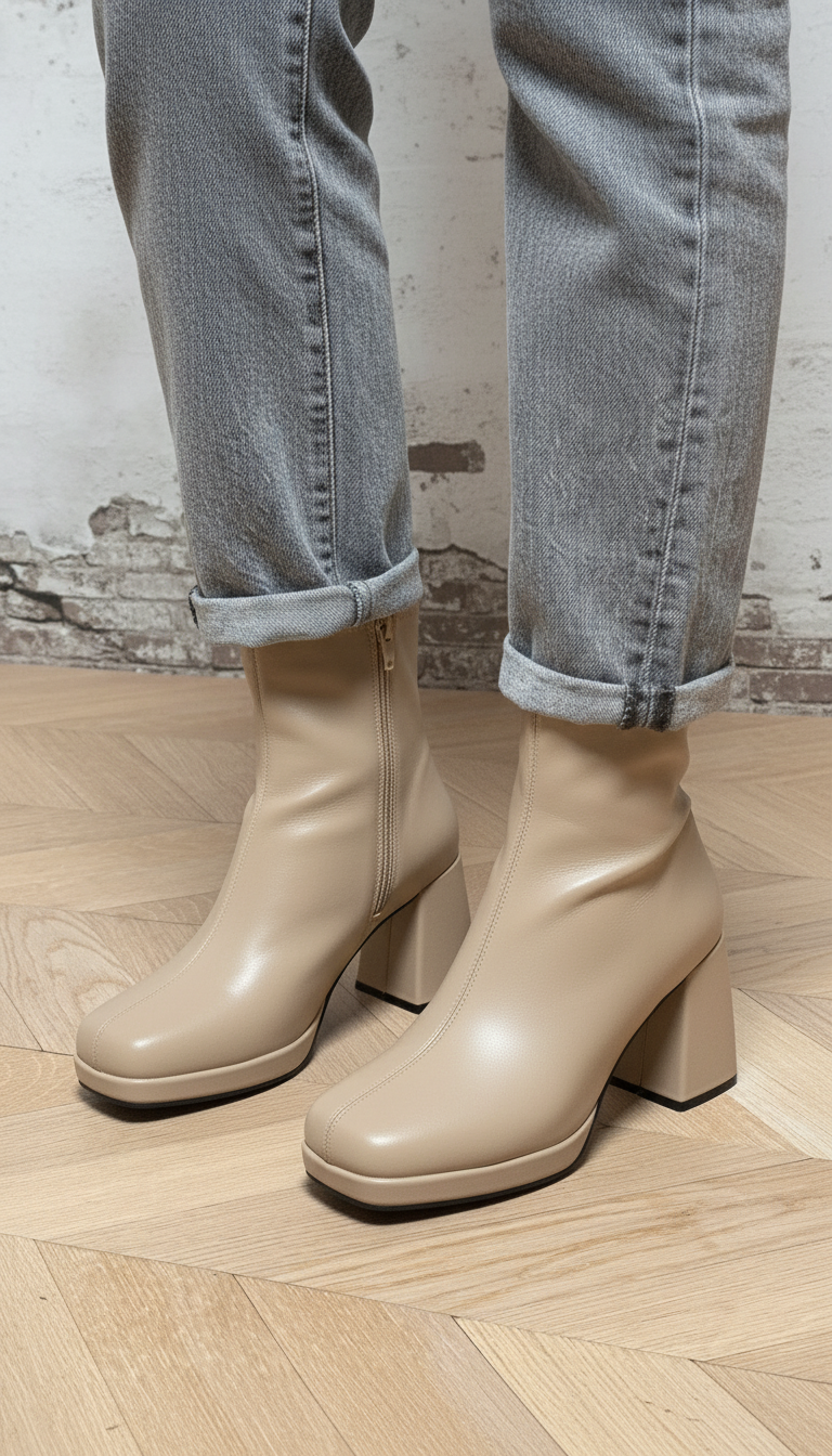 Elmont | Block Heel Ankle Boot