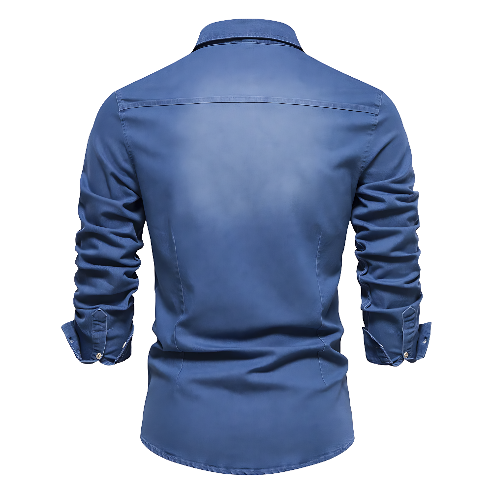 Elmont | Men's Cotton Denim Shirt