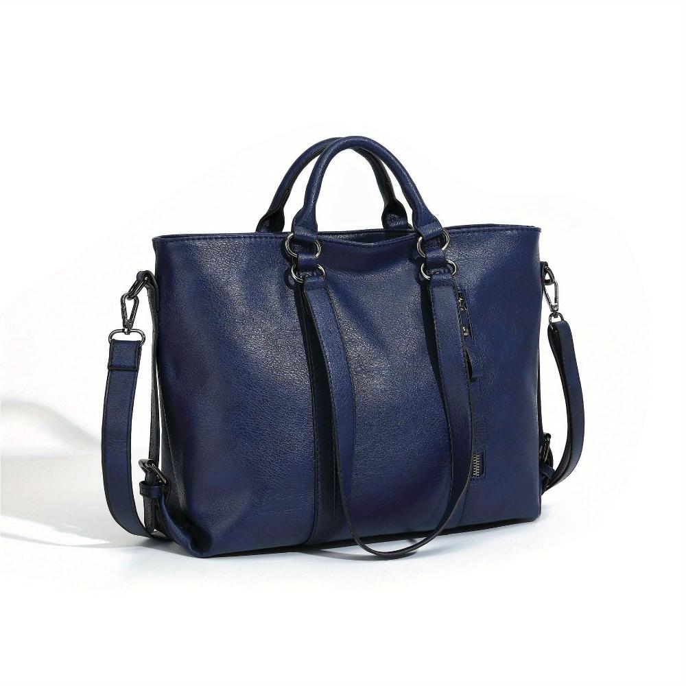 Elmont | Faux Leather Shopper Tote
