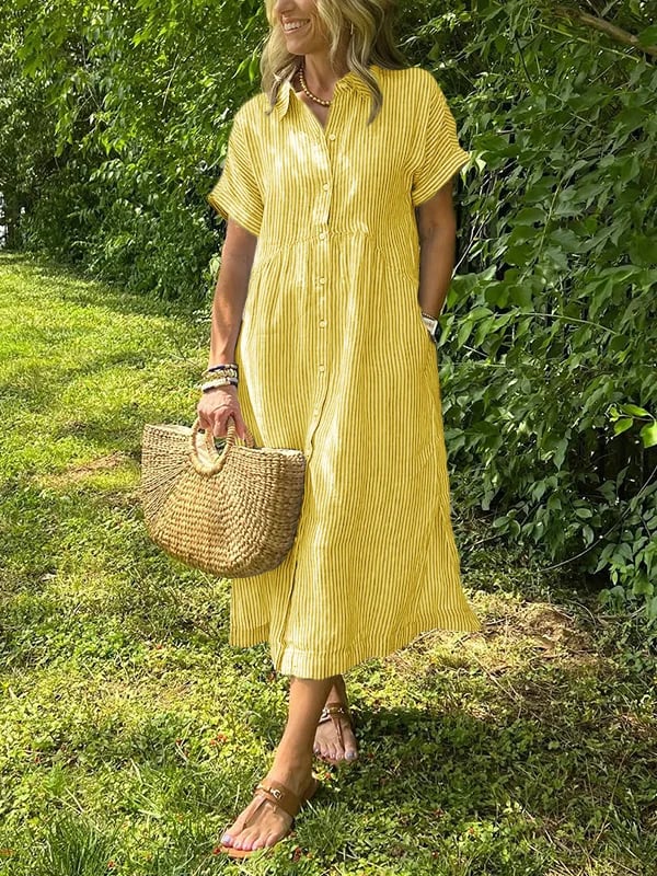 M&H | Cotton-Blend Maxi Dress