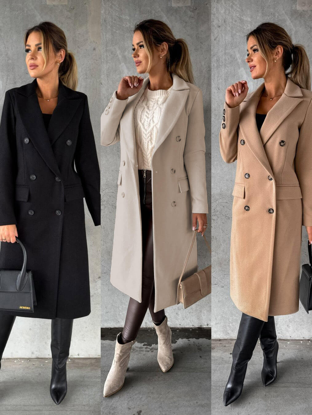 Elmont | Reversible Double-Breasted Winter Coat