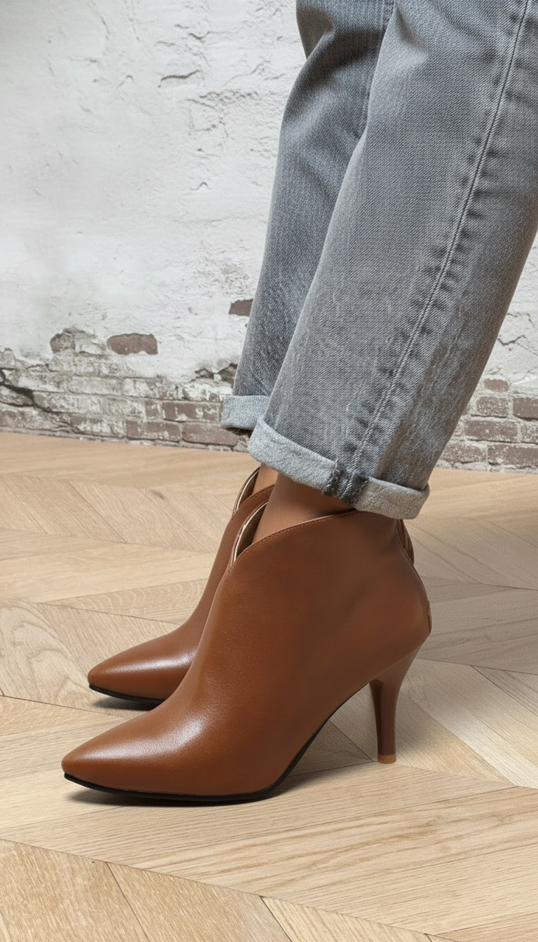 Elmont | Pointed Toe Stiletto Ankle Boot