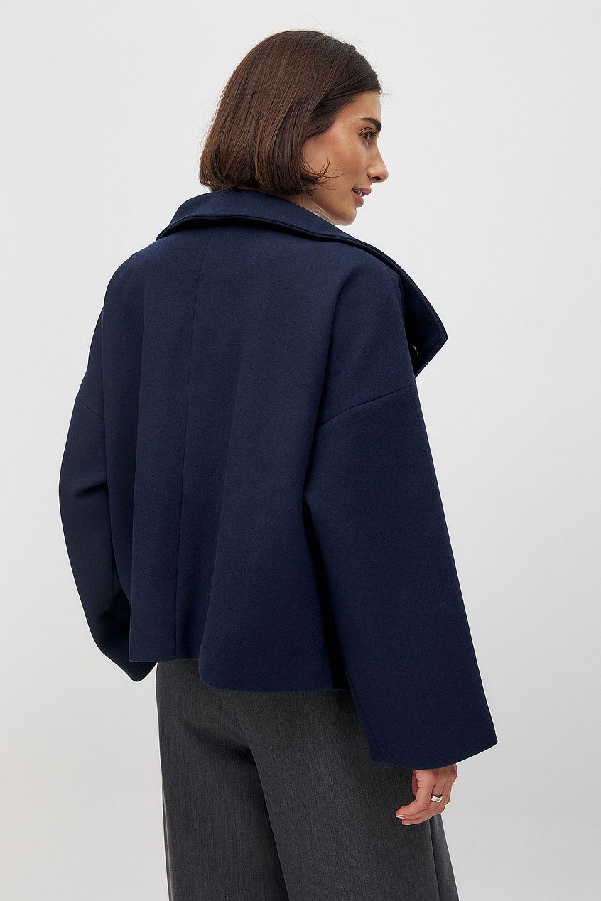 Elmont | Short Double-Breasted Trench Coat