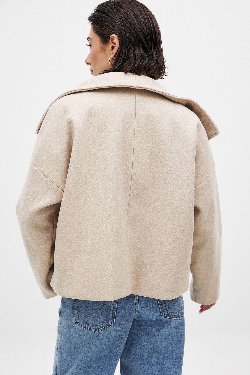 Elmont | Short Double-Breasted Trench Coat