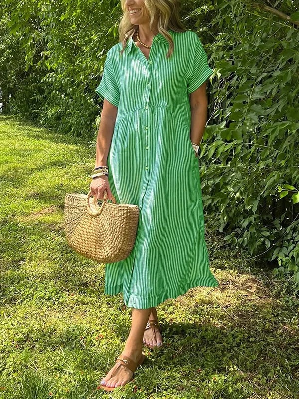 M&H | Cotton-Blend Maxi Dress