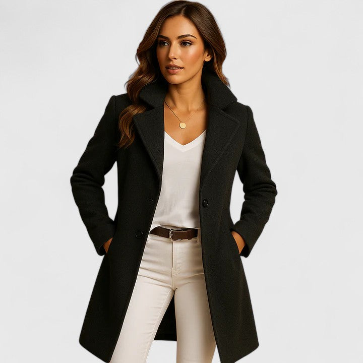 Elmont | Minimalist Wool-Blend Coat