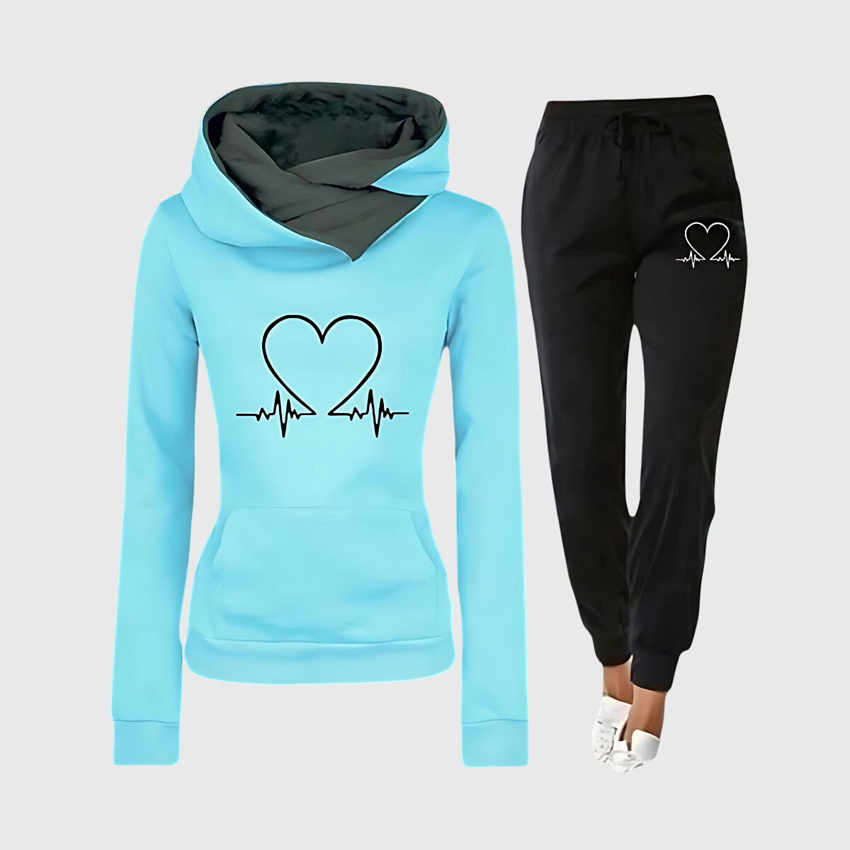 M&H | Tracksuit with Heartbeat Pattern