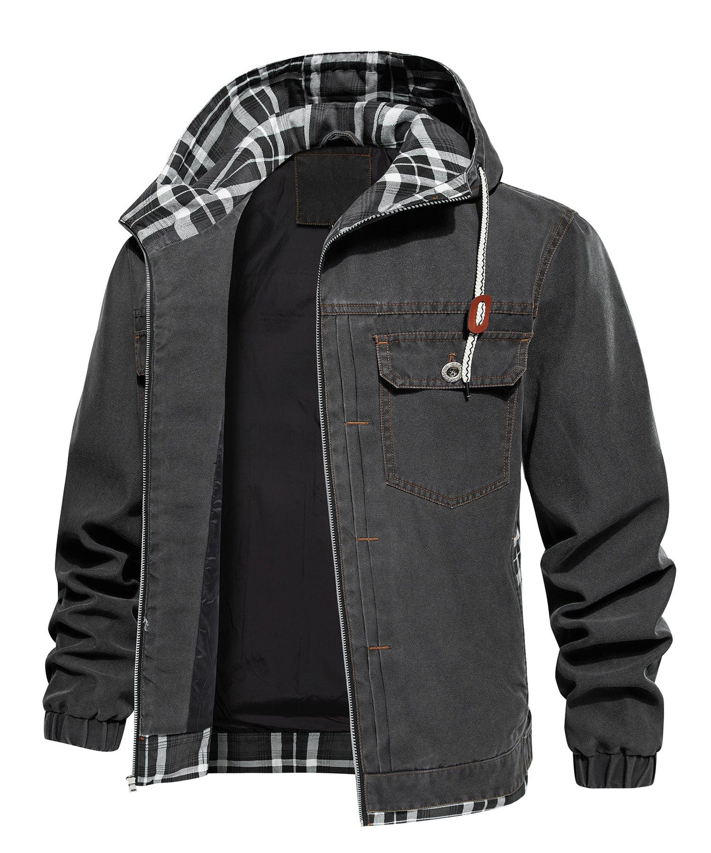 Elmont | Canvas Hooded Jacket