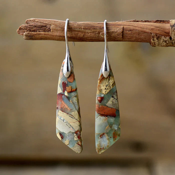 Elmont | Natural Stone Earrings