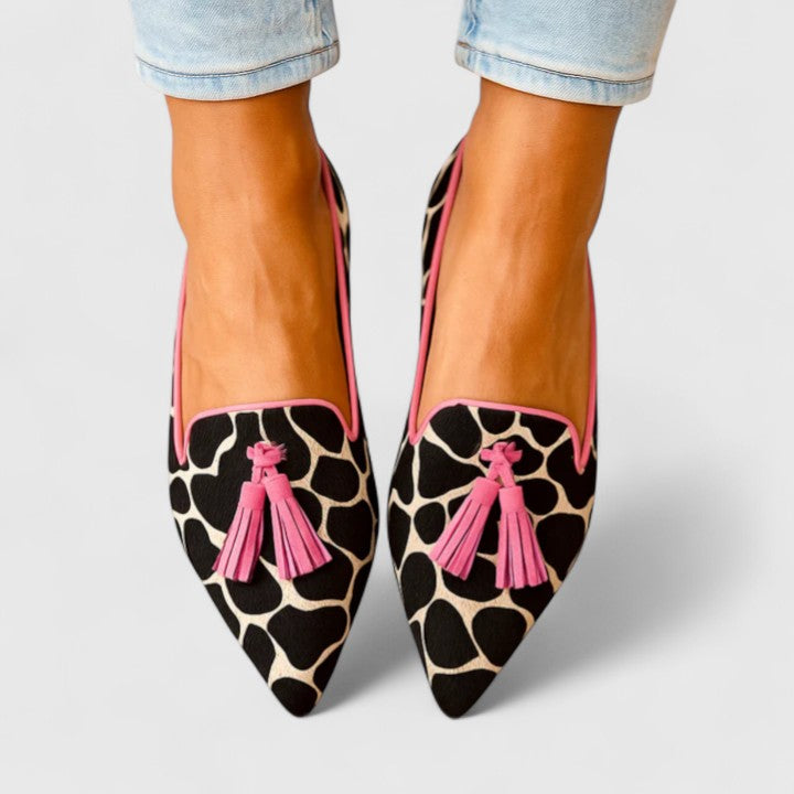 Elmont | Pom-Pom Pointed-Toe Loafers