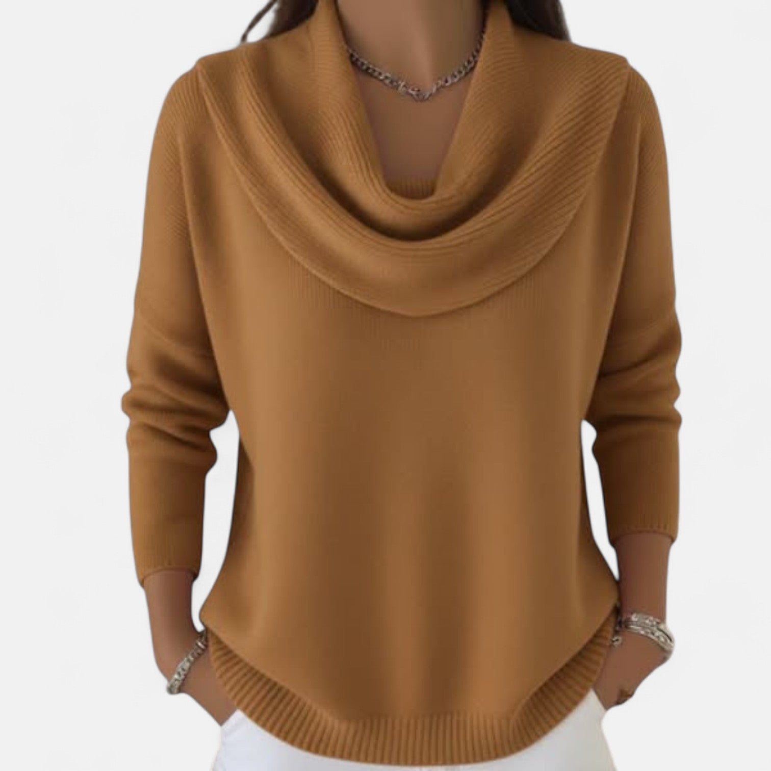 Elmont | Cowl Neck Wool-Blend Sweater