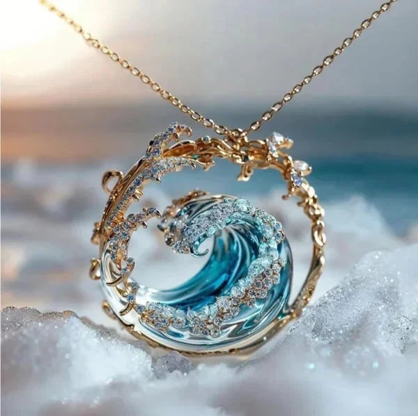 Elmont | Ocean Pendant Necklace