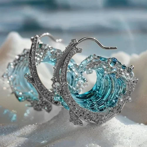 Elmont | Ocean Motif Earrings