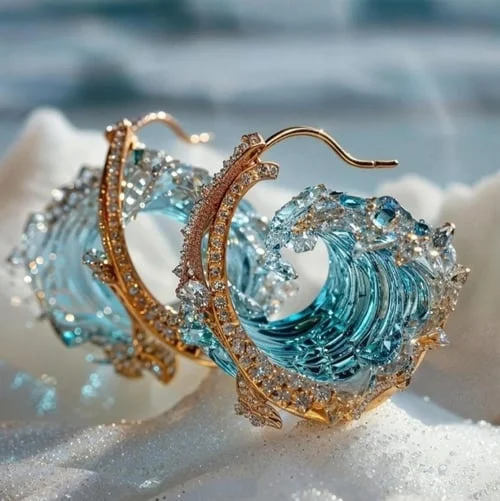 Elmont | Ocean Motif Earrings