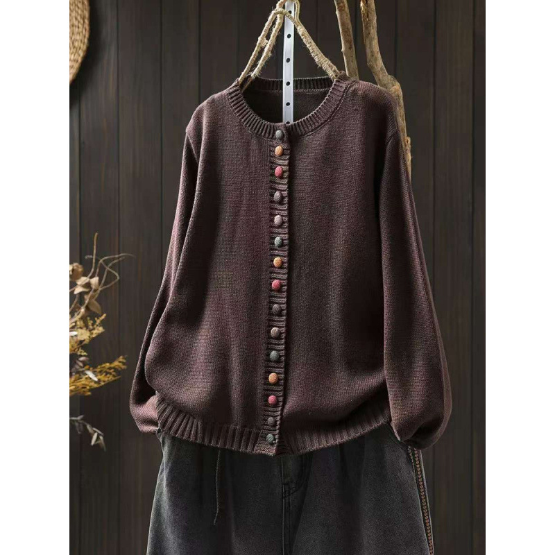 Monica | Fine-Knit Button-Front Cardigan