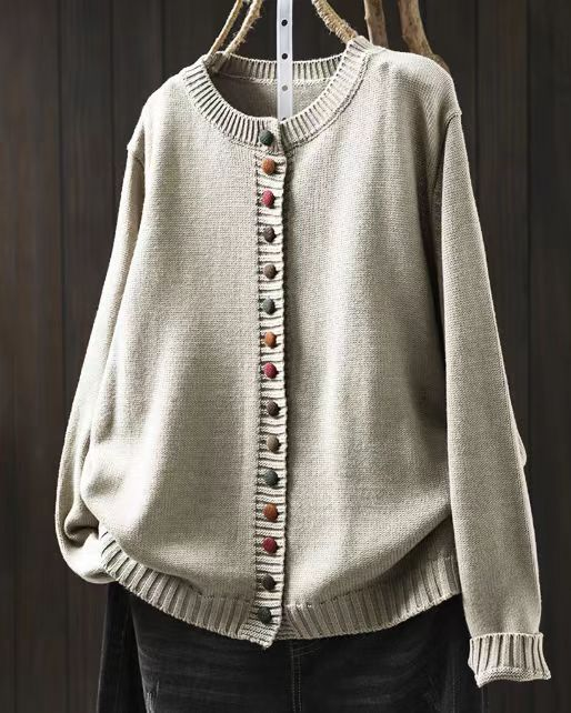 Sarah | Knit Button-Front Cardigan