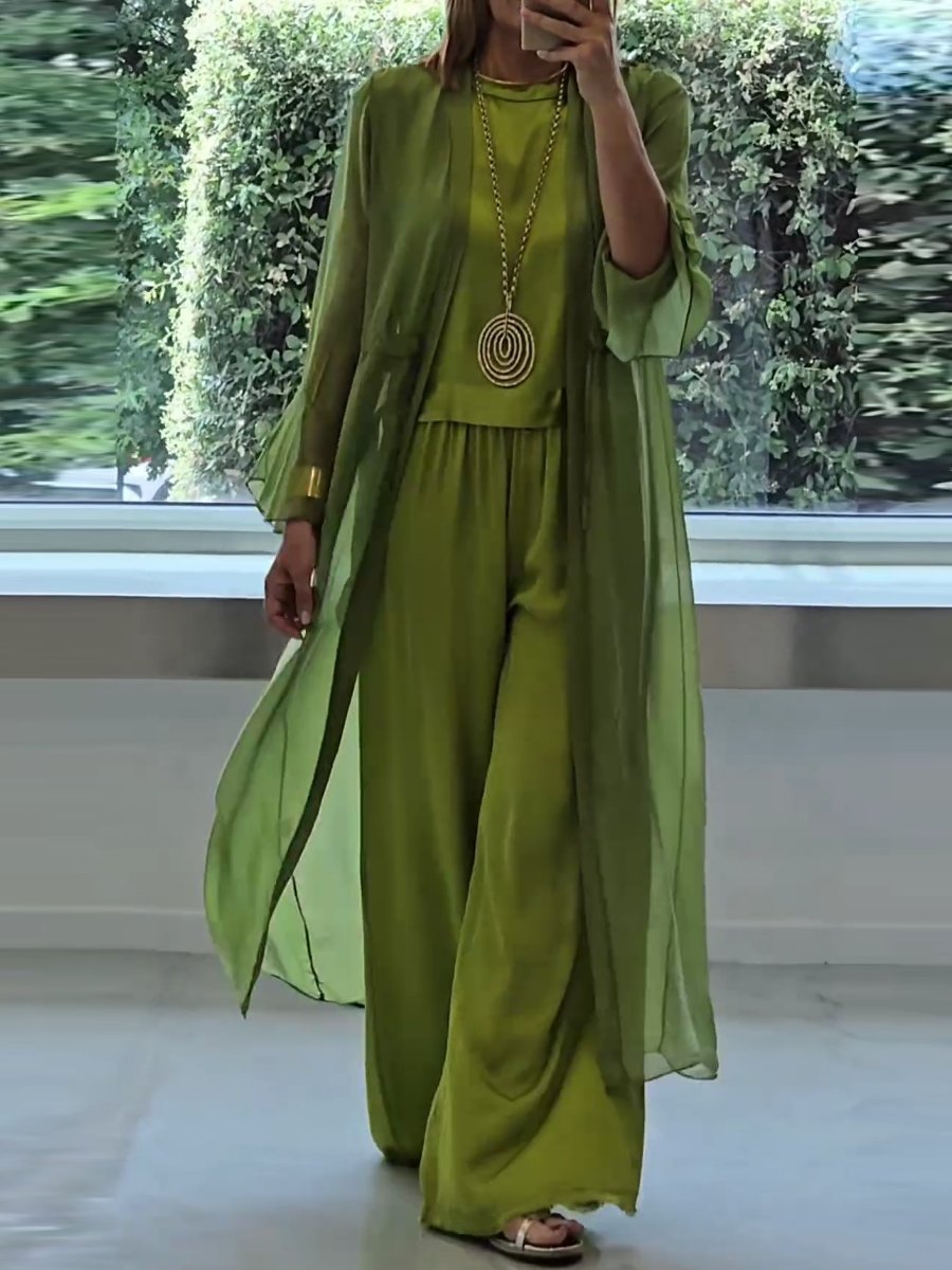 M&H | Wide-Leg 3-Piece Set