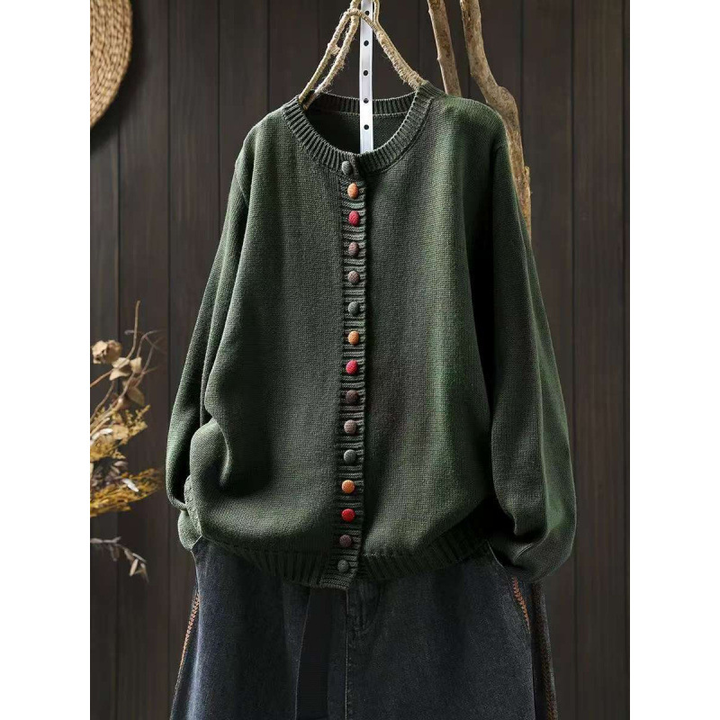 Sarah | Knit Button-Front Cardigan