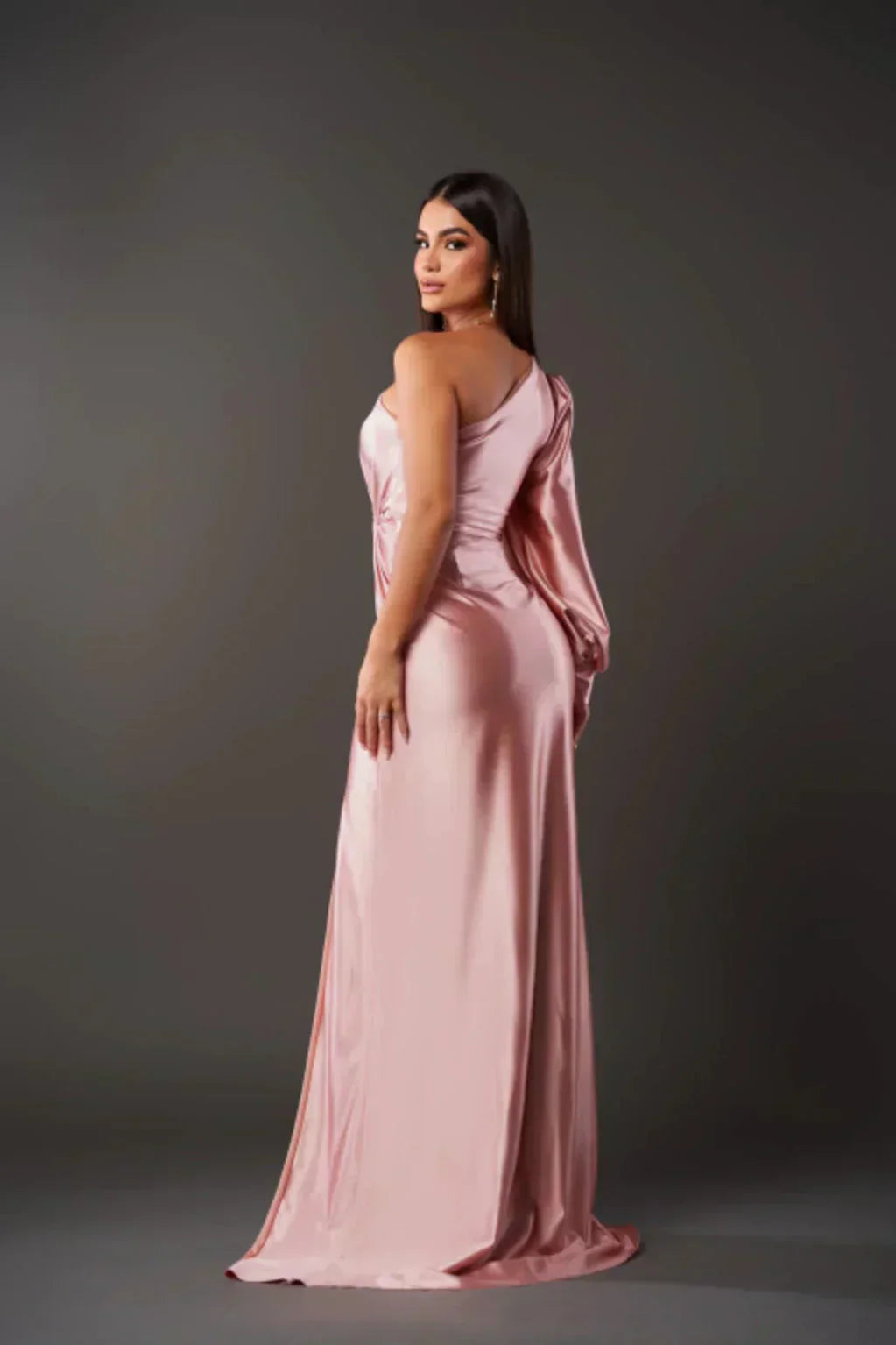 M&H | One-Shoulder Maxi Dress