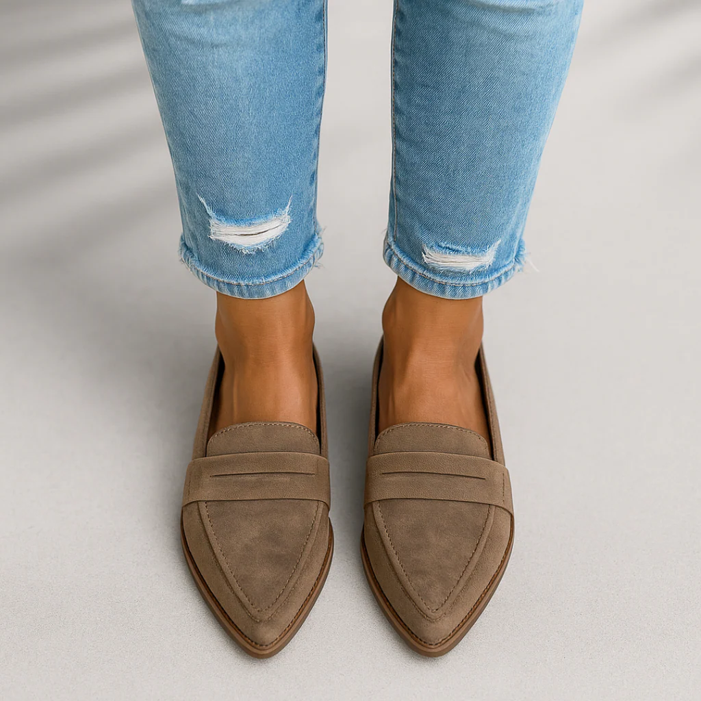 Elmont | Women's Leather Orthopedic Slip-On Shoes