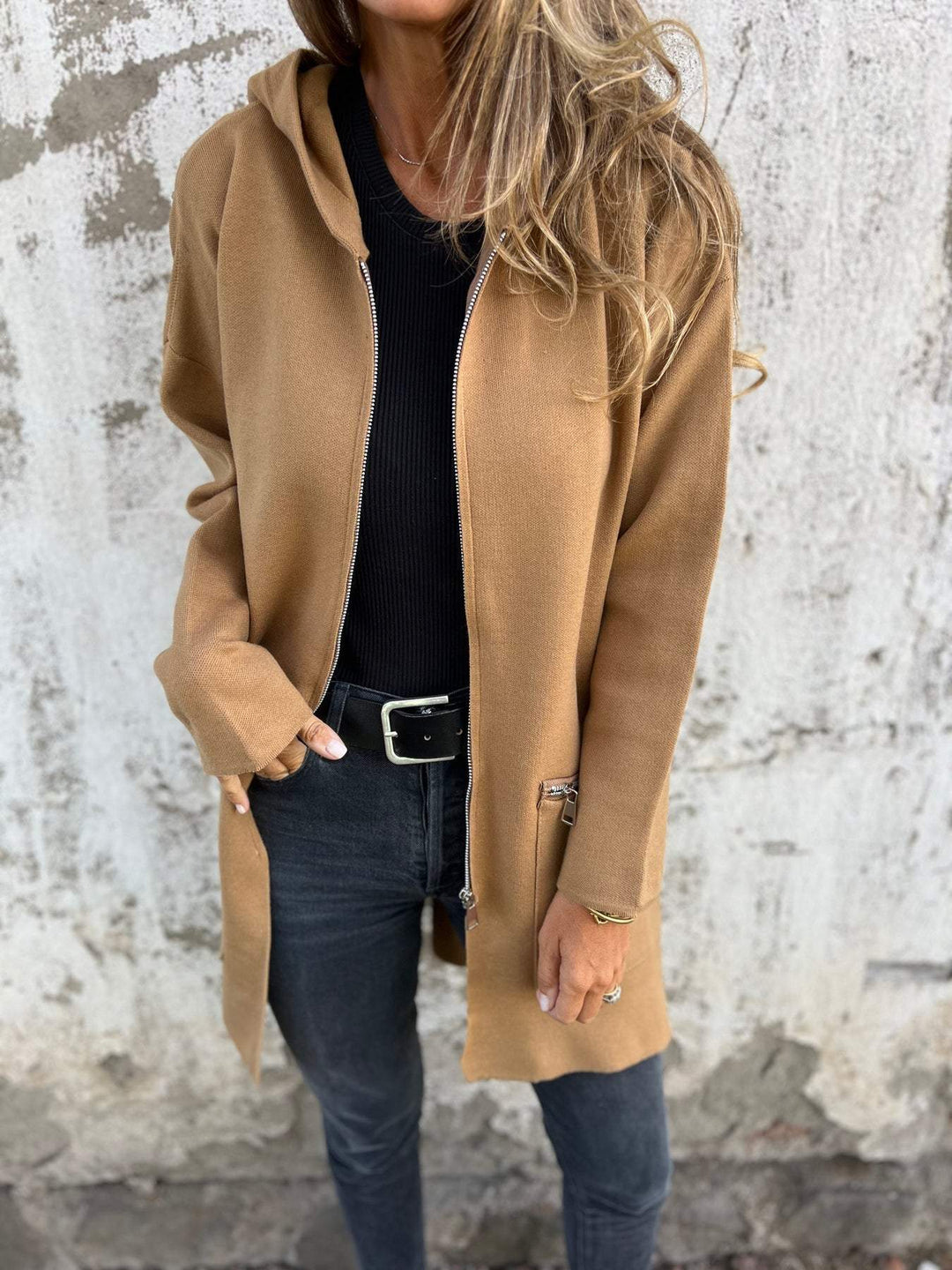Elmont | Longline Zip Jacket