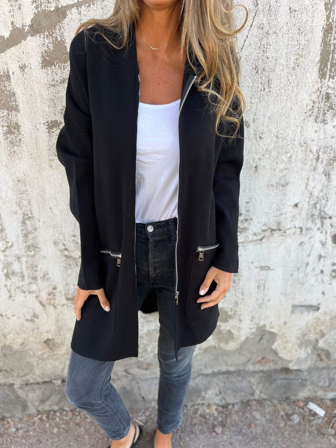 Elmont | Longline Zip Jacket