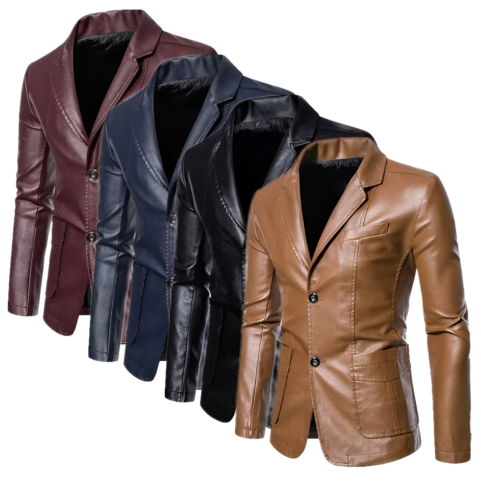 Elmont | Men's Business Casual Leather Jacket
