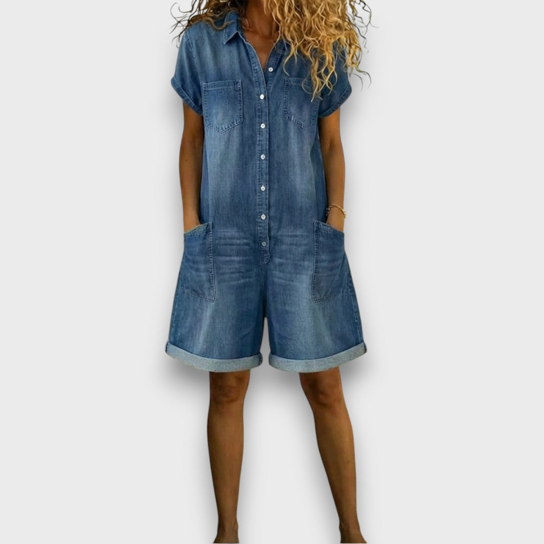 M&H | Denim-Look Cotton Overalls