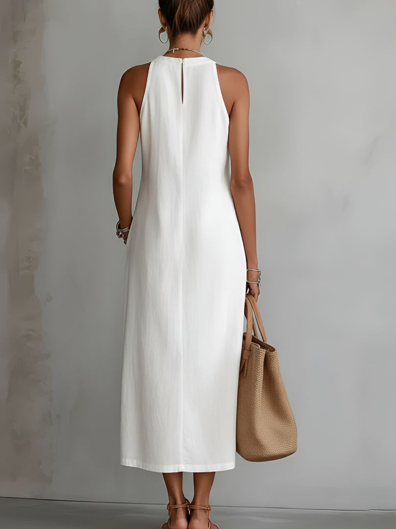 M&H | High-Neck Maxi Dress