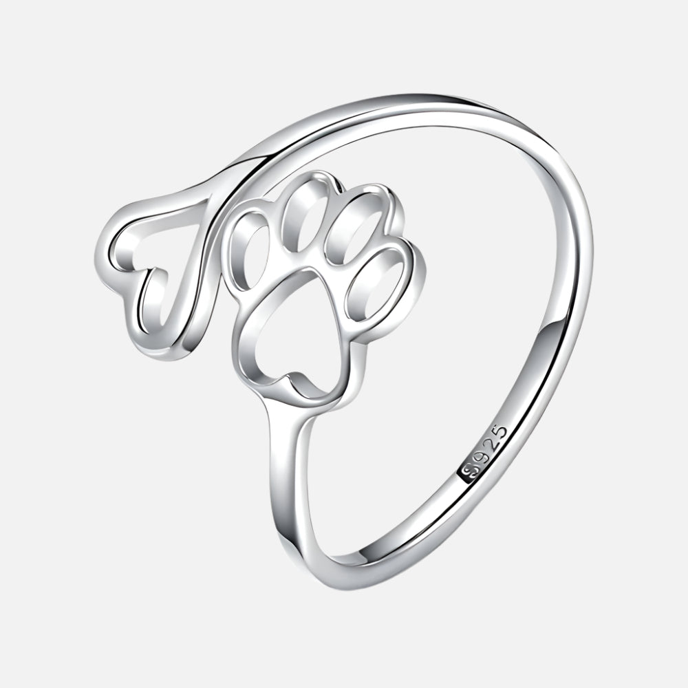 Elmont | Paw Print Infinity Ring