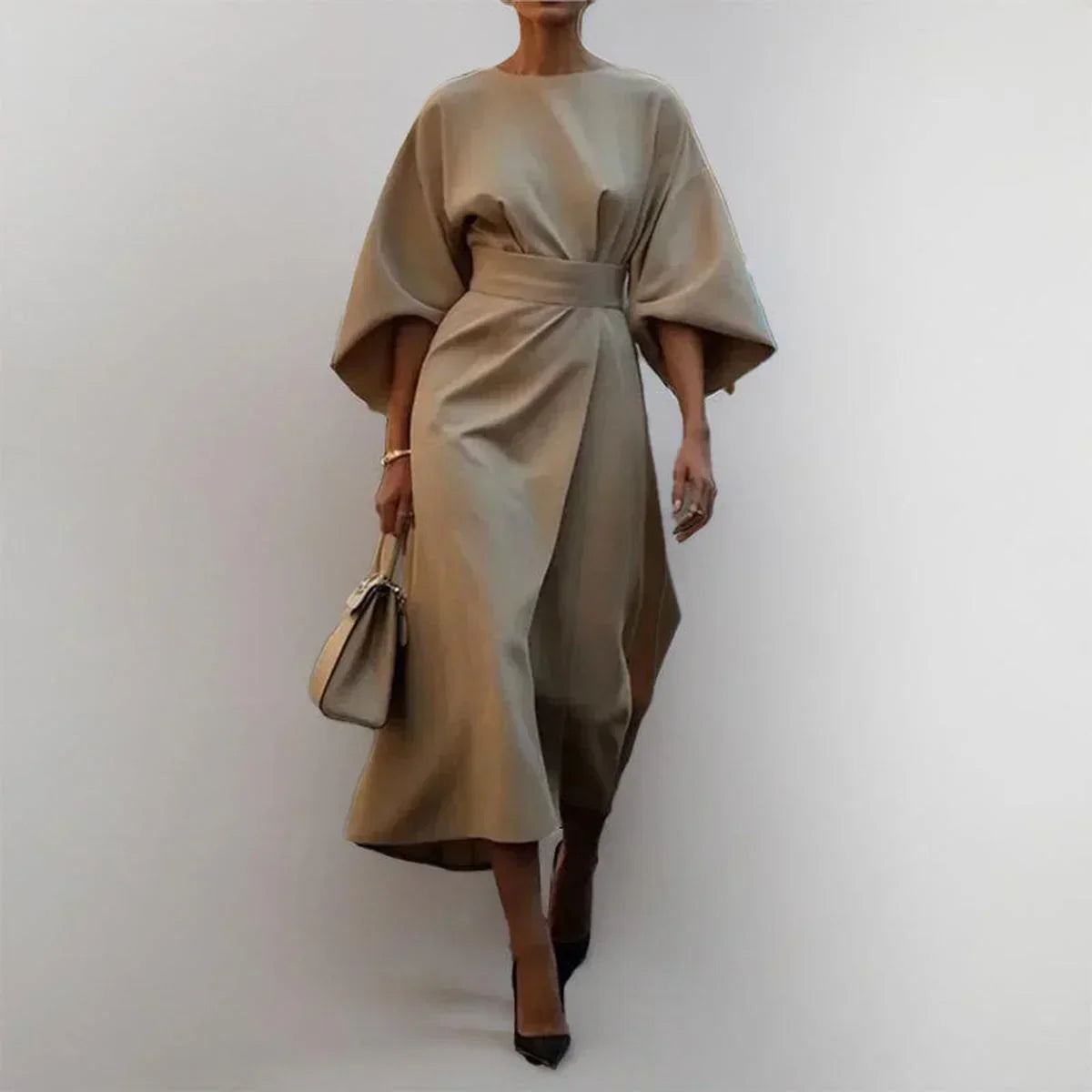 M&H | Belted Maxi Dress