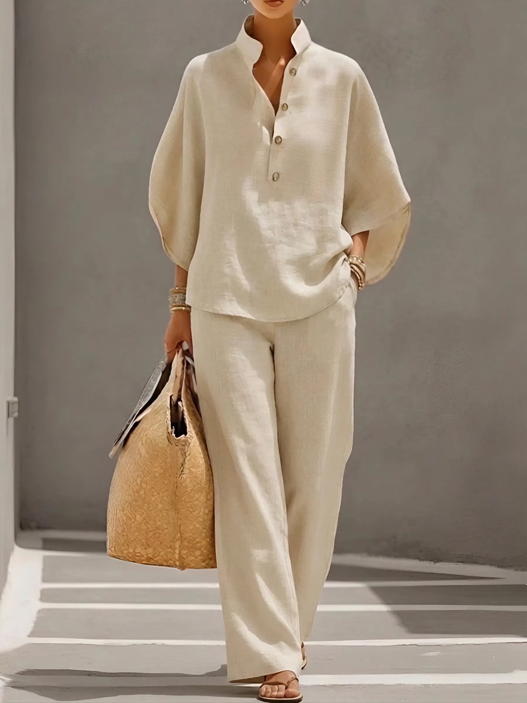 M&H | Cotton-Linen Two-Piece Set