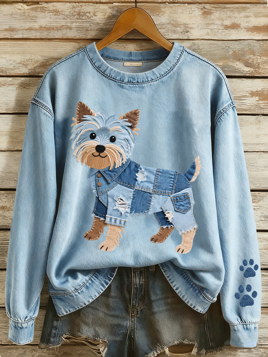 Elmont | Women's Yorkshire Terrier Graphic Hoodie