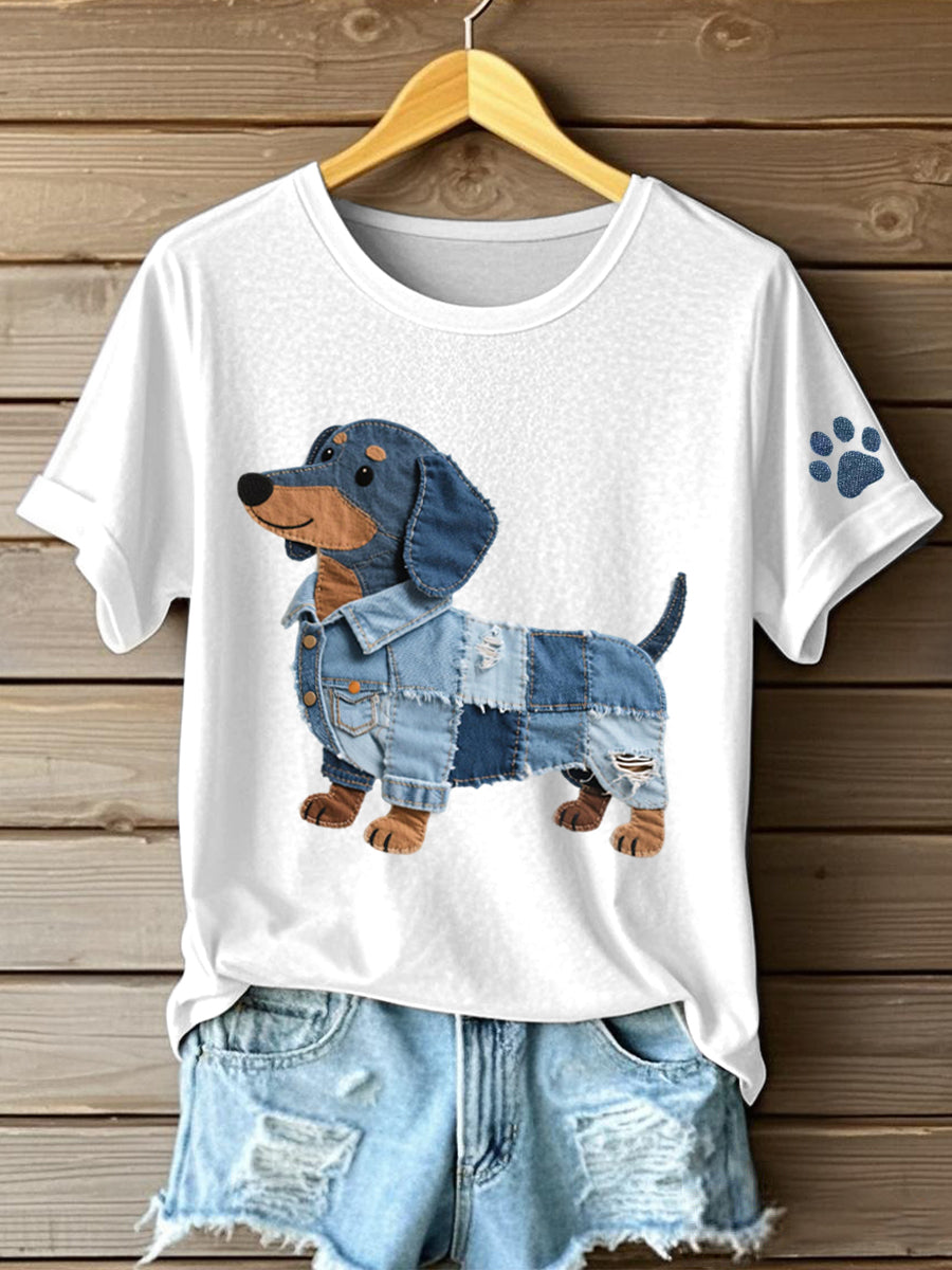 Elmont | Women's Dachshund Graphic T-Shirt