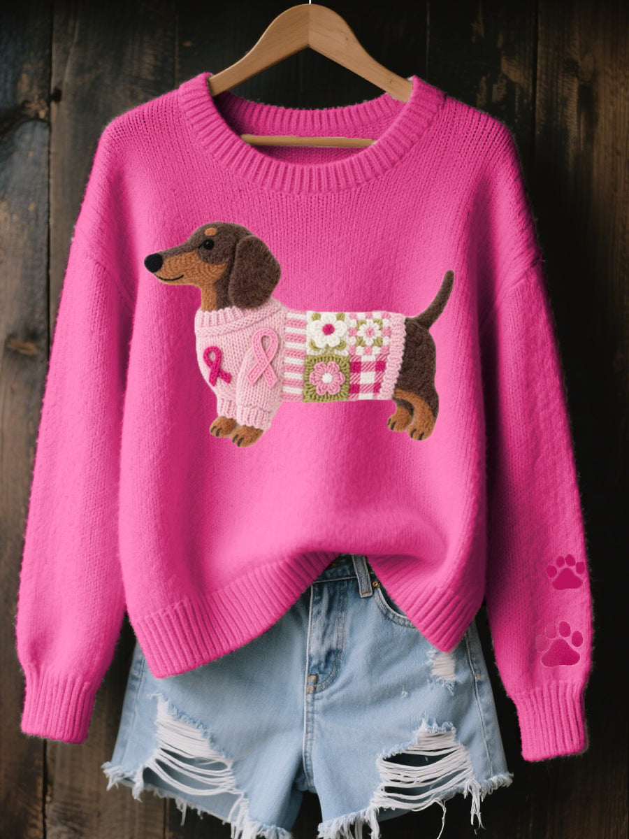 Elmont | Dachshund Knit Sweater