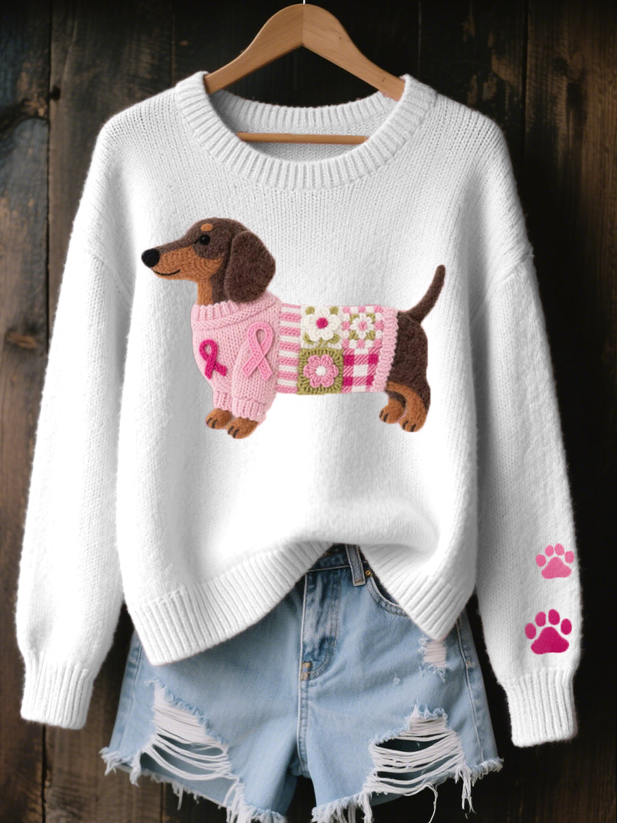 Elmont | Dachshund Knit Sweater