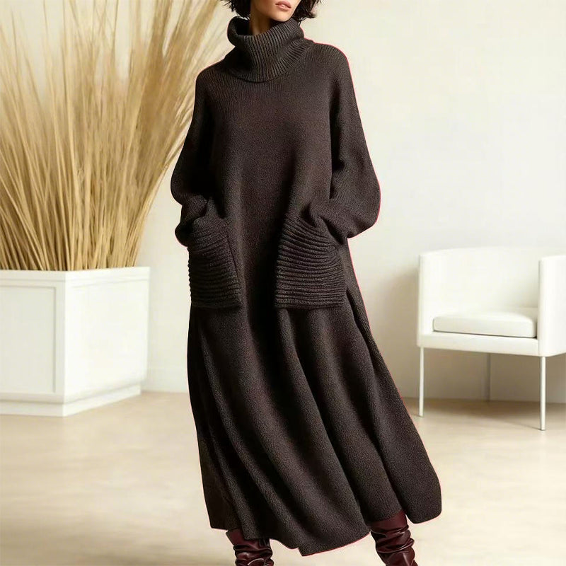 M&H | Turtleneck Sweater Dress
