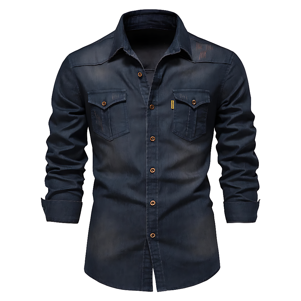 Elmont | Men's Cotton Denim Shirt