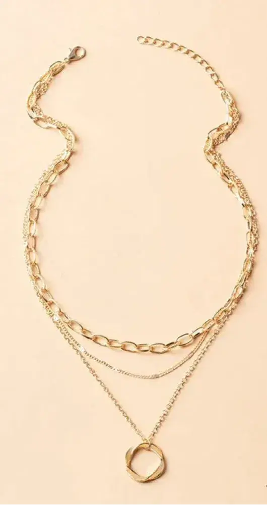 Elmont | Layered Gold Pendant Necklace