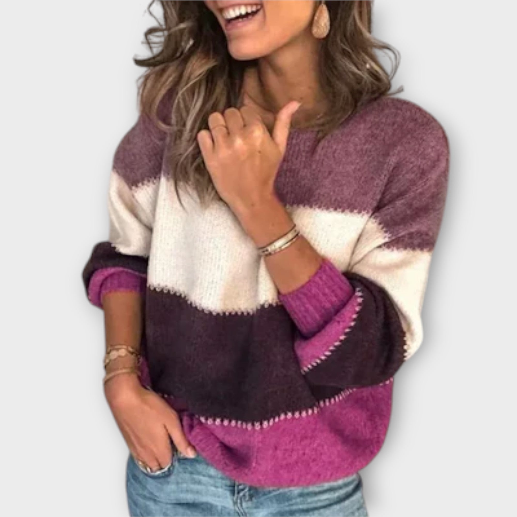 Elmont | Women's Retro Knit Sweater