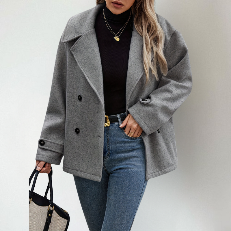Elmont | Double-Breasted Knit Cardigan