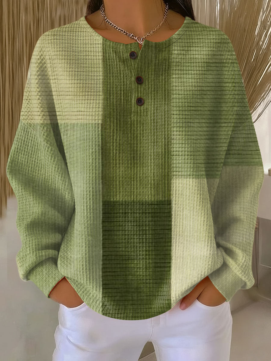 Elmont | Women’s Double-Layer Waffle Knit Sweater