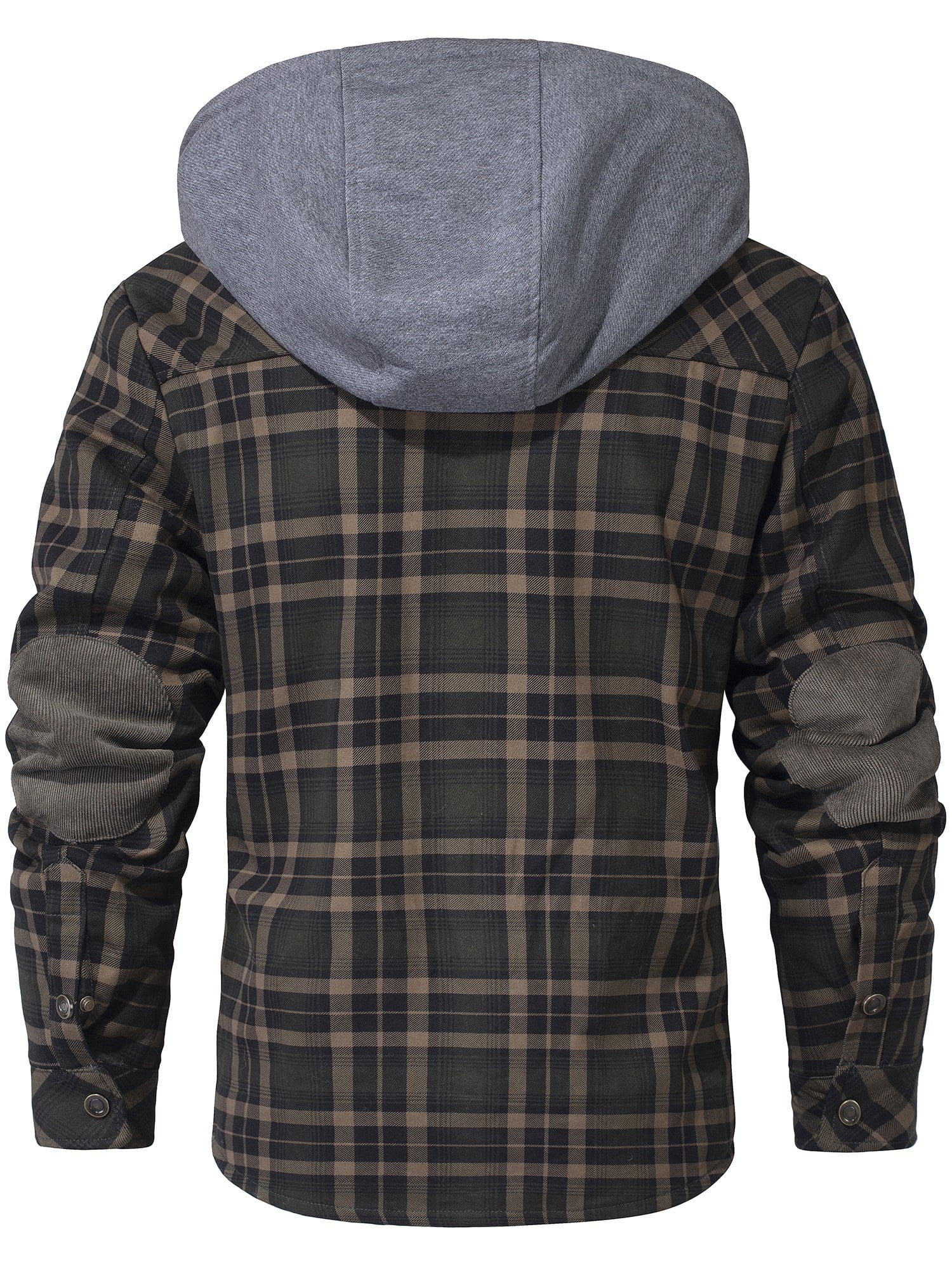 Elmont | Hooded Sherpa-Lined Flannel Jacket