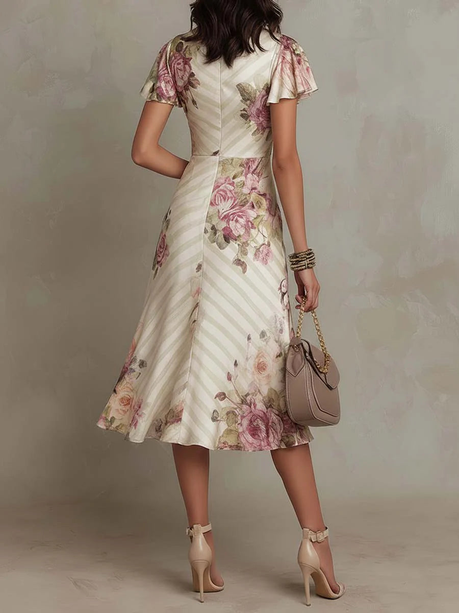 M&H | Satin Midi Dress