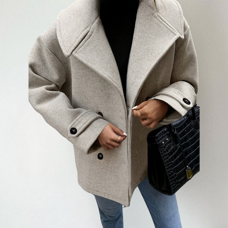Elmont | Double-Breasted Knit Cardigan