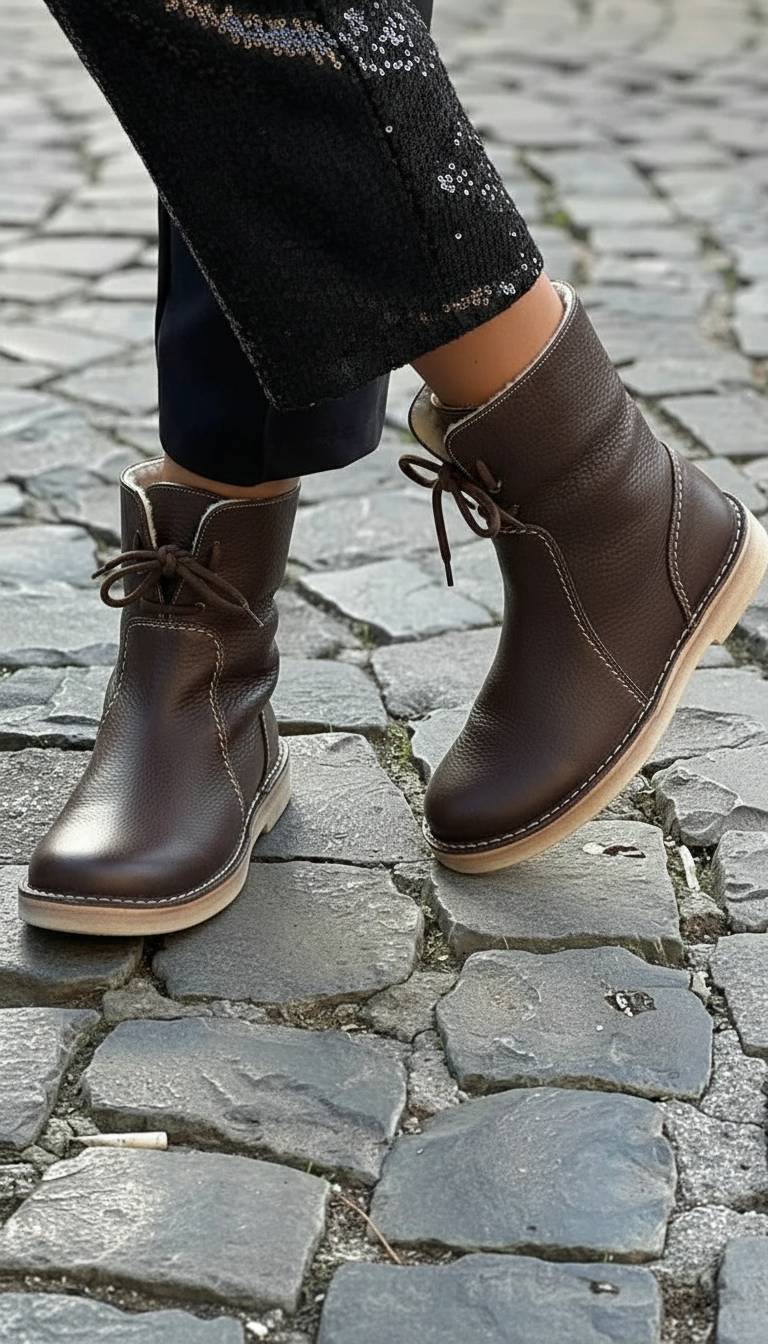 Elmont | Lined Lace-Up Boots