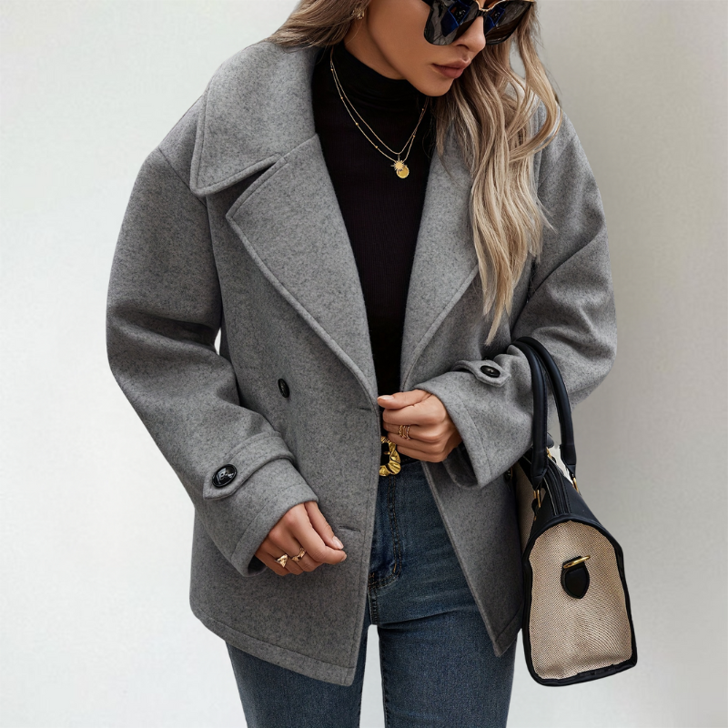 Elmont | Double-Breasted Knit Cardigan