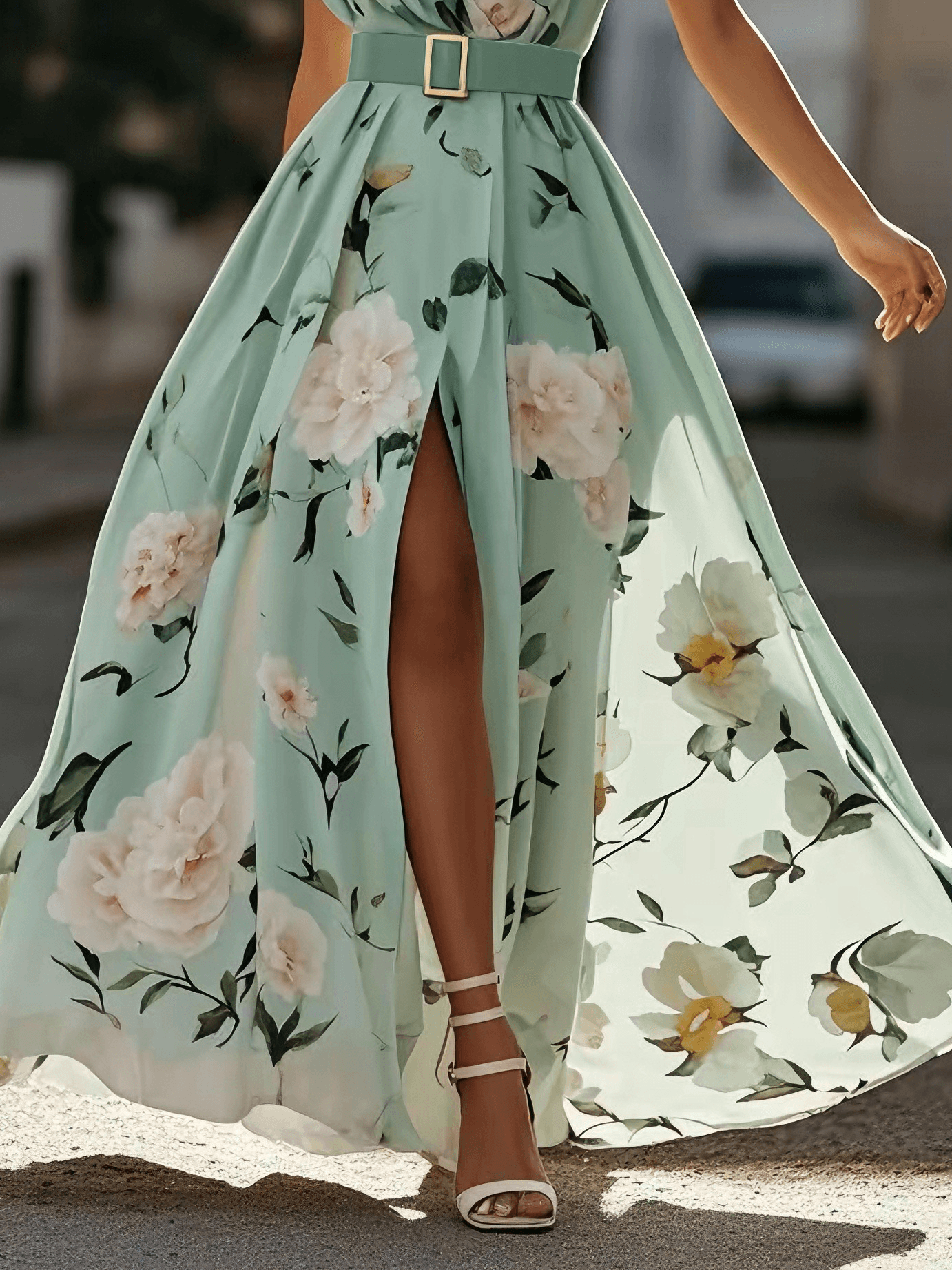 M&H | One-Shoulder Maxi Dress