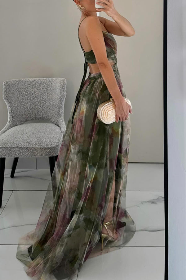 M&H | Spaghetti Strap Gown
